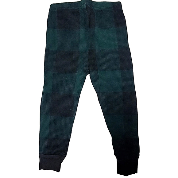 The Children's Place Green & Black Plaid Christmas Cotton Pjs size 12-18 mos - Picture 8 of 10